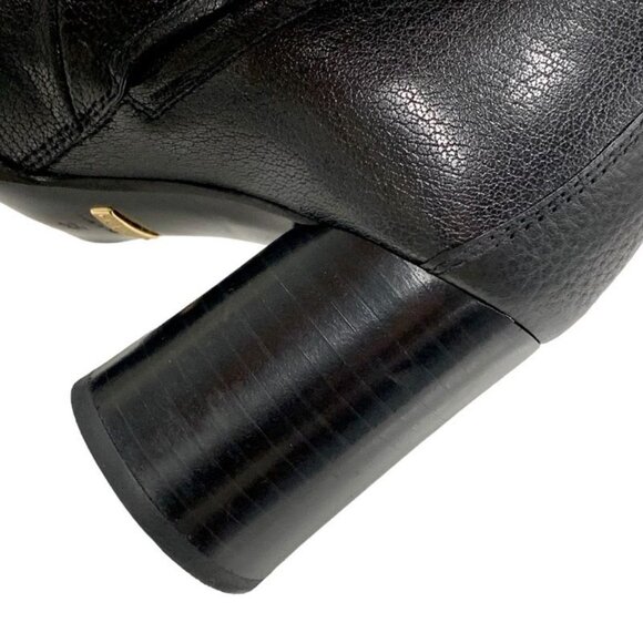 Gucci Boots Short Boots Shoes Chain Belt Leather Black main image 5